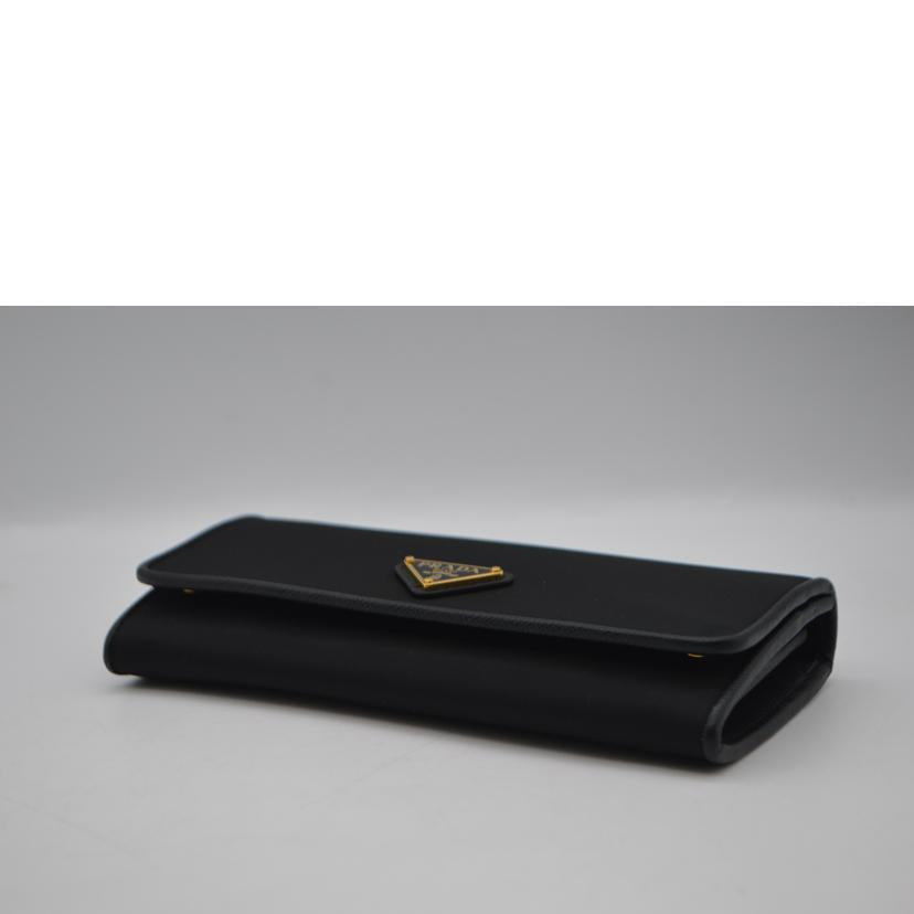 PRADA プラダ/テスートナイロントライアングジップ長財布／ネロ/1MH132//245******/Sランク/89