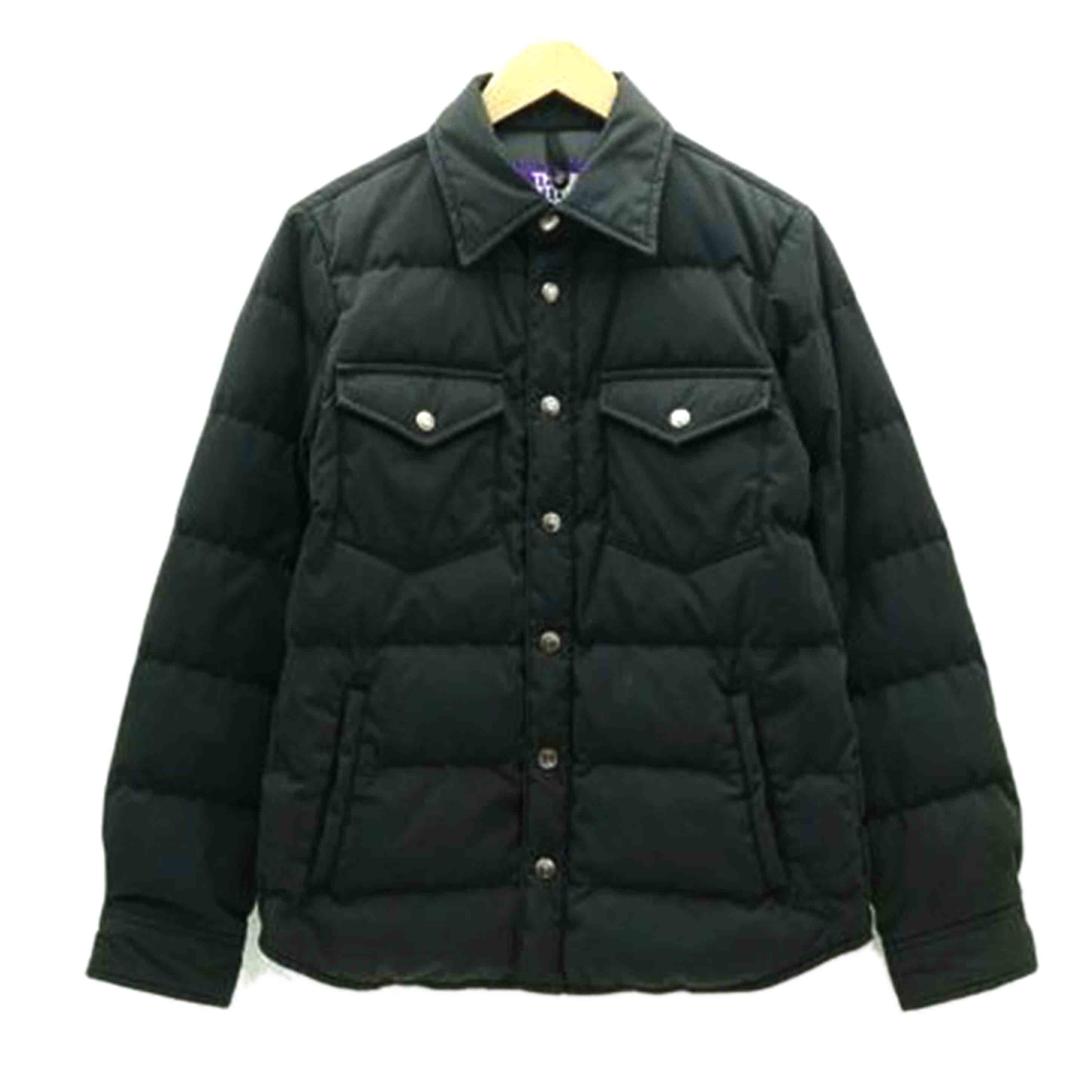 NORTH　FACE　PURPLE ノースフェイス　パープルレーベル/光電子ダウンジャケット／黒/ND2456N//Bランク/42