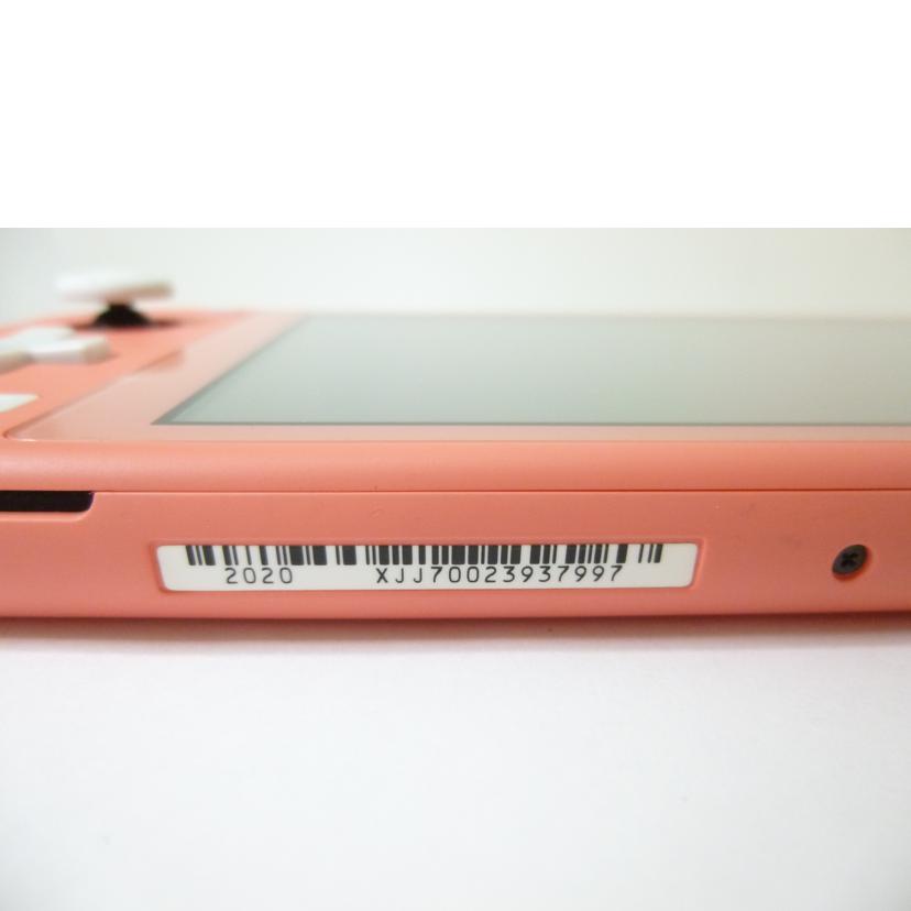nintendo 任天堂/ニンテンドースイッチLite本体コーラル/HDH-S-PAZAA//XJJ70023937997/ABランク/88