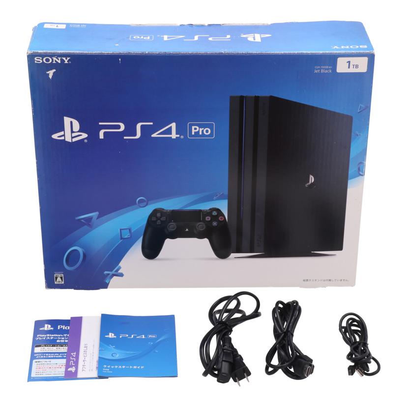 SONY　 ソニー　/PlayStation4　Pro　本体/CUH-7000BB01//S0103381214/Bランク/77