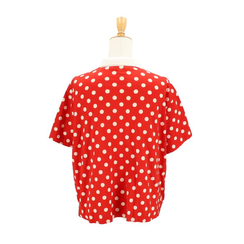 Christian Dior クリスチャン ディオール/Christian Dior ◇ポロシャツ レッド ＃L ドット柄//ABランク/75