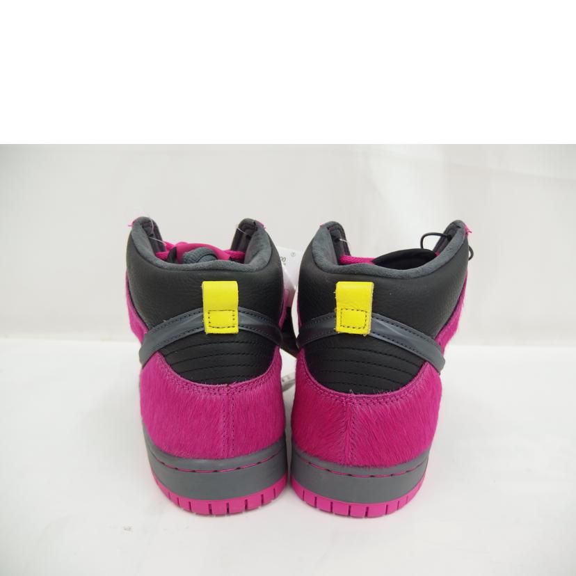 NIKE ナイキ/Run　The　Jewels　×　Nike　SB　Dunk　High／　Active　Pink　and　Black/DX4356-600//Aランク/82