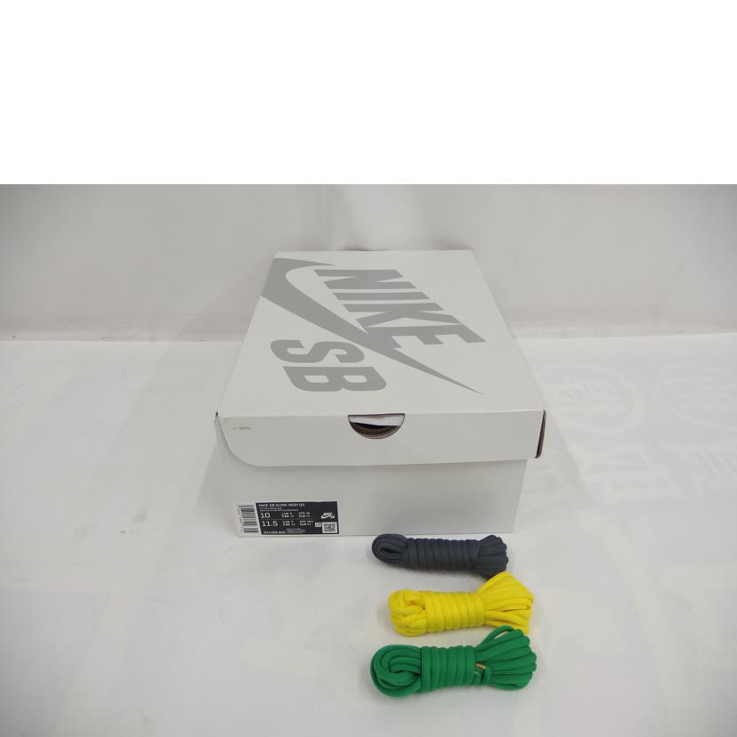 NIKE ナイキ/Run　The　Jewels　×　Nike　SB　Dunk　High／　Active　Pink　and　Black/DX4356-600//Aランク/82