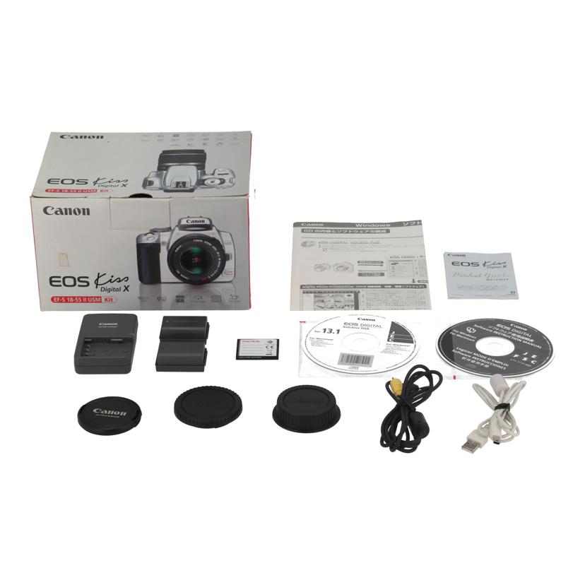 Canon キヤノン　/デジタル一眼　レンズキット/EOS Kiss Digital X ﾚﾝｽﾞｷｯﾄ//0510120857/Bランク/42