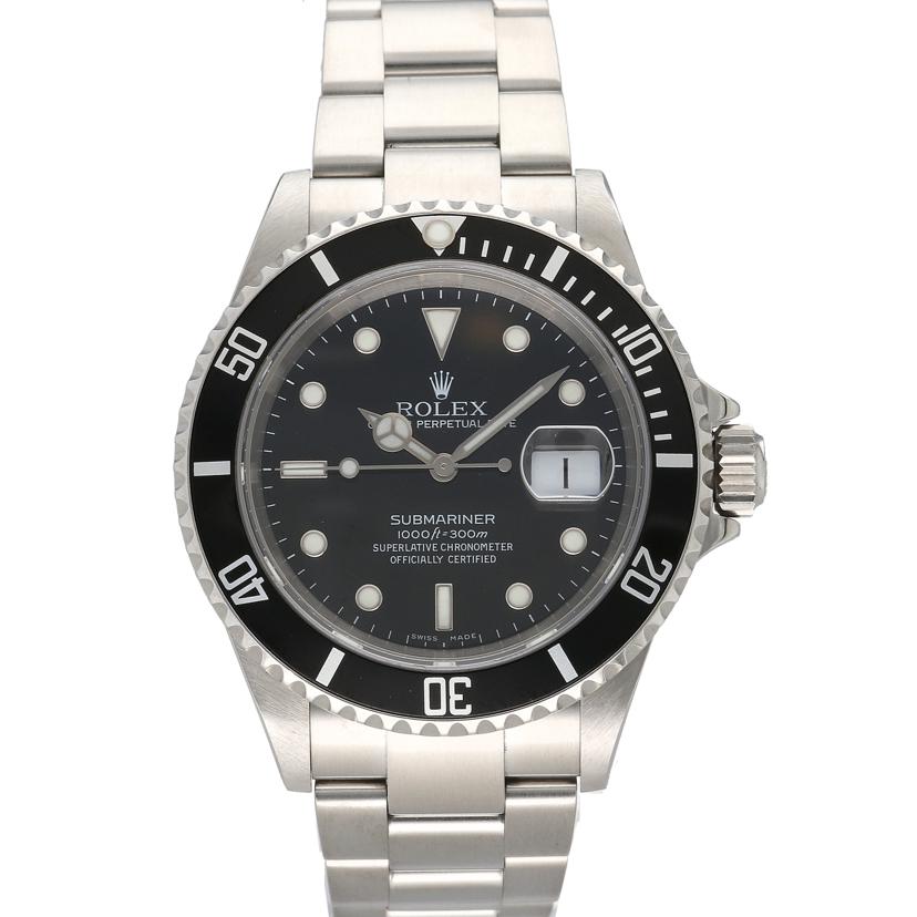 ROLEX ロレックス/サブマリーナ・デイト・ブラック/D番/16610//D38************/SAランク/75