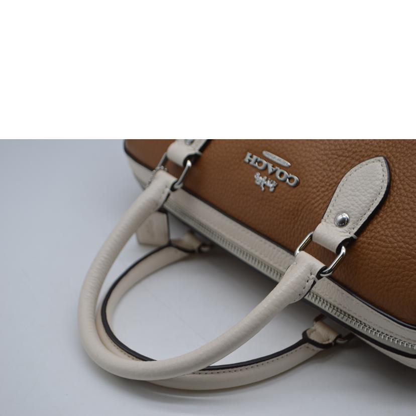 COACH コーチ/ローアンサッチェルカラーブロック2wayレザーハンド/CT848//E24**/Aランク/89
