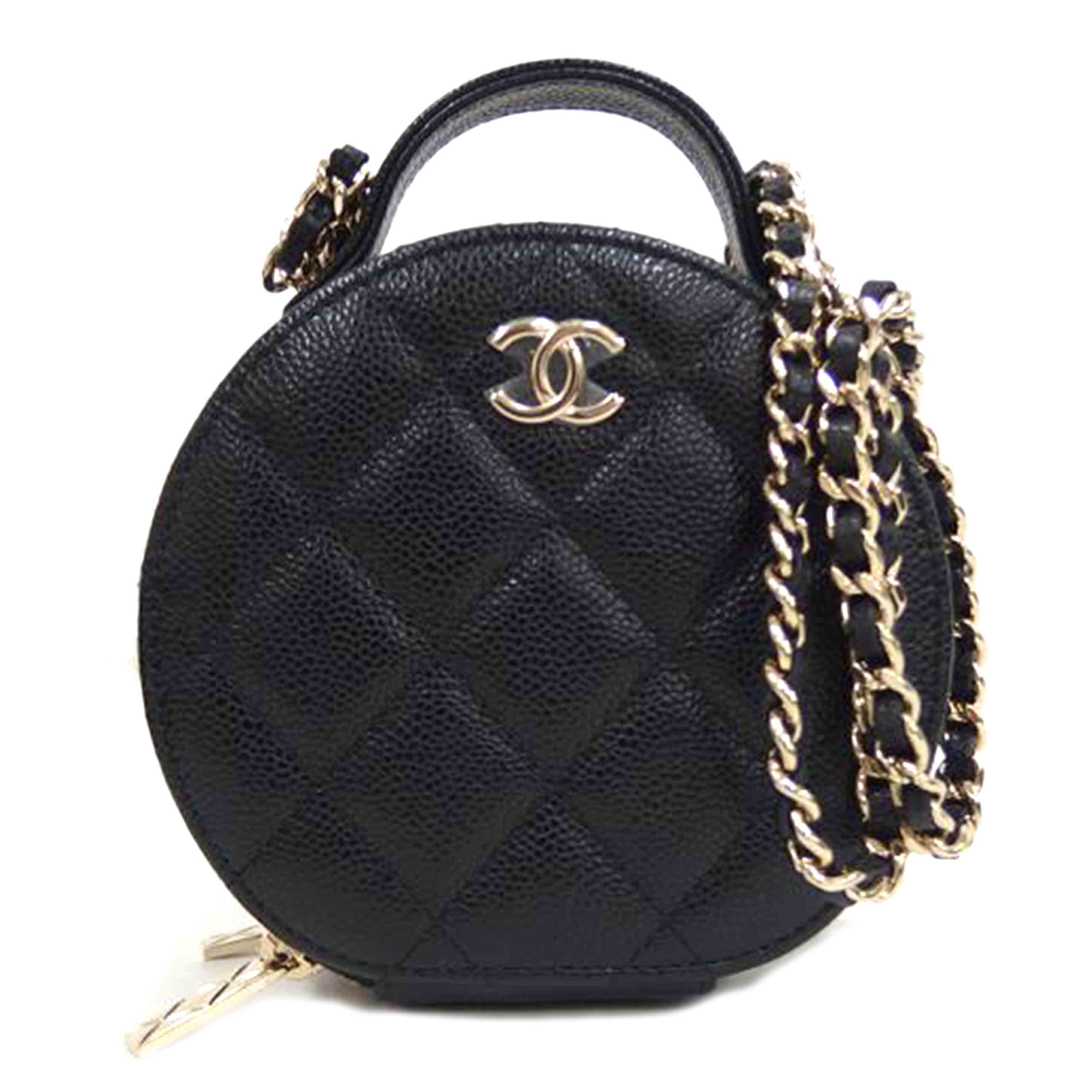 CHANEL シャネル/ココマーク　ラウンド　チェーンショルダーバッグ//318*****/SAランク/82