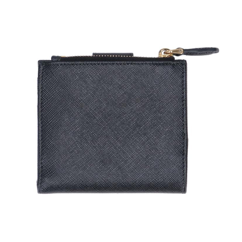 PRADA プラダ/サフィアーノ二つ折り財布／ブラック/1ML047//RFI*/Aランク/75