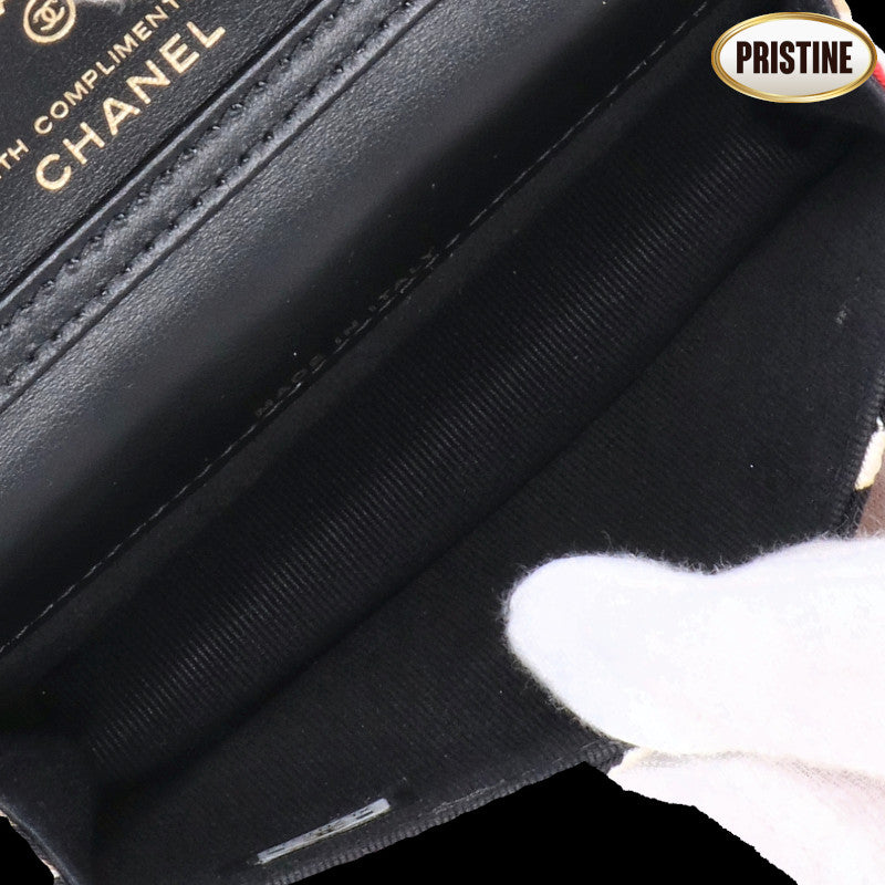 CHANEL シャネル/ミニマトラッセキルティングチェーンショルダー　／チェッカーフラッグ//XL7*****/SAランク/84