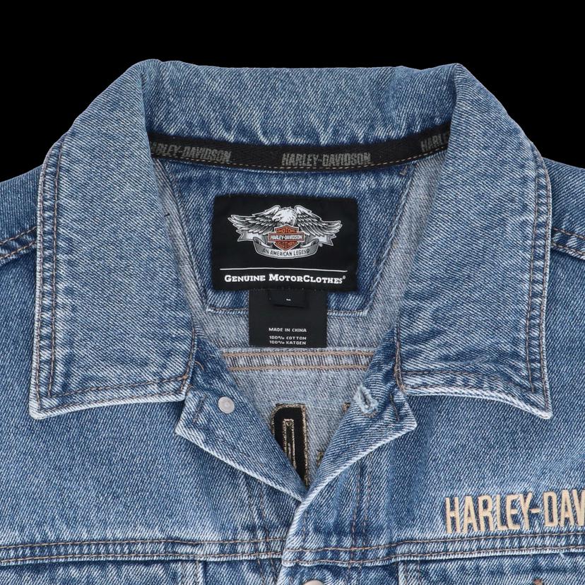 HARLEY－DAVIDSON ハーレーダビッドソン/Bar＆Shieldデニムベスト／00＇s／ヴィンテージ／レア/99041-08VM//ABランク/85