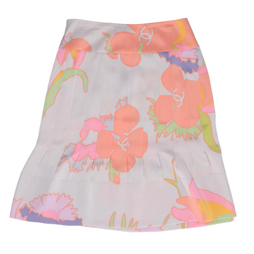 ＣＨＡＮＥＬ シャネル/ブラウススカートセット／シルク／マルチカラー/P21423//Bランク/94