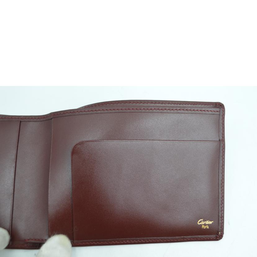 Cartier カルティエ/マストラインラージレザー財布／ボルドー/3184325//EL2*****/Sランク/89