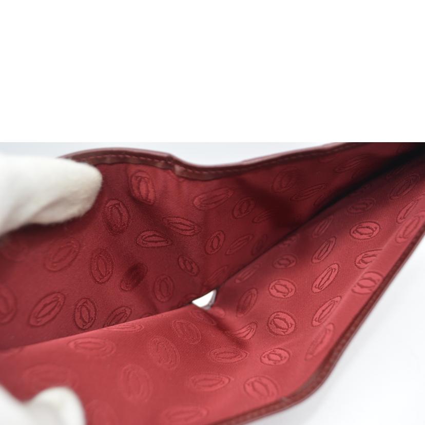 Cartier カルティエ/マストラインラージレザー財布／ボルドー/3184325//EL2*****/Sランク/89