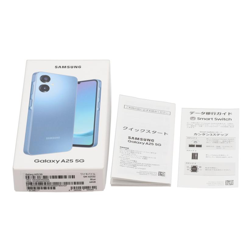 SAMSUNG docomo サムスン /スマートフォン/Galaxy A25 5G 64GB/SC-53F//RFGL42ZF1ZH/ABランク/67
