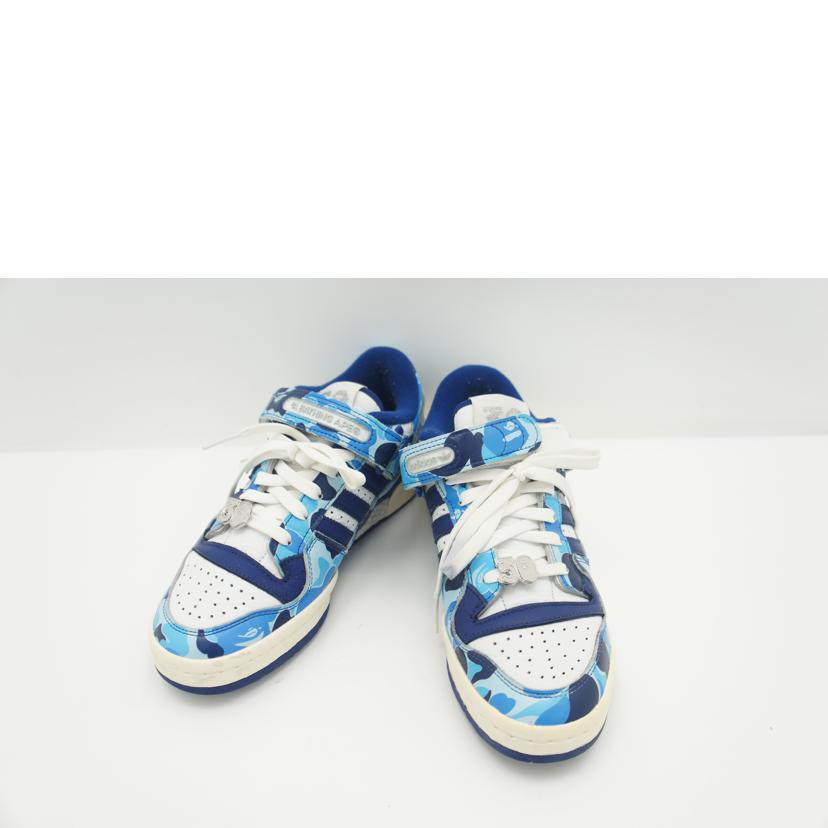 adidas アディダス/FORUM　84BAPE　LOW　BLUE　CAMO/ID4772//ABランク/41