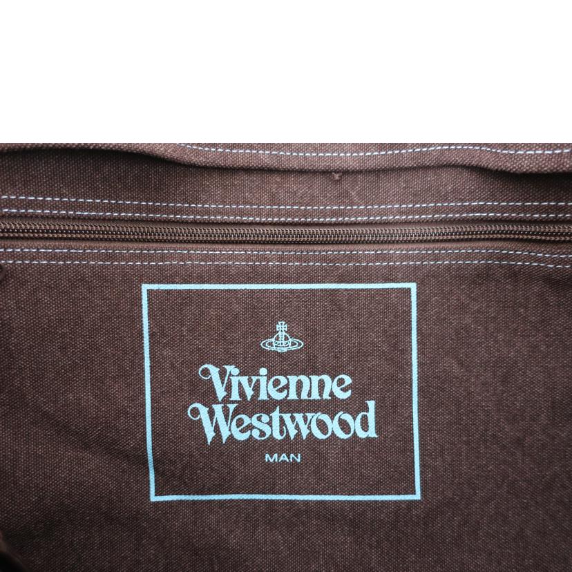 Ｖｉｖｉｅｎｎｅ　Ｗｅｓｔｗｏｏｄ ヴィヴィアン・ウエストウッド/Ｅｎｄａｎｇｅｒｅｄ　Ｓｐｅｃｉｅｓ　キャンバストートバッグ　ブラウン//ABランク/65