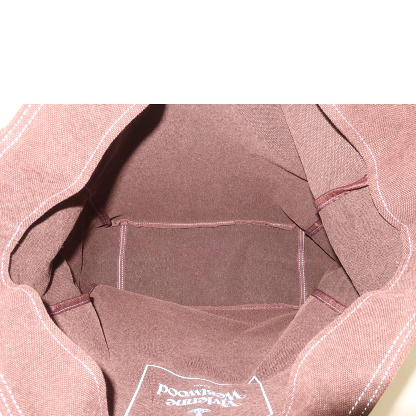 Ｖｉｖｉｅｎｎｅ　Ｗｅｓｔｗｏｏｄ ヴィヴィアン・ウエストウッド/Ｅｎｄａｎｇｅｒｅｄ　Ｓｐｅｃｉｅｓ　キャンバストートバッグ　ブラウン//ABランク/65