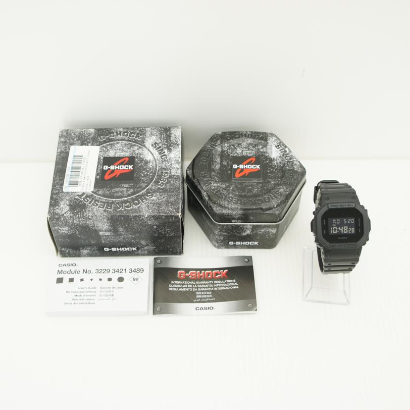 CASIO カシオ/G－SHOCKソリッドカラーズブラックモデル/DW-5600BB-1DR//ABランク/09
