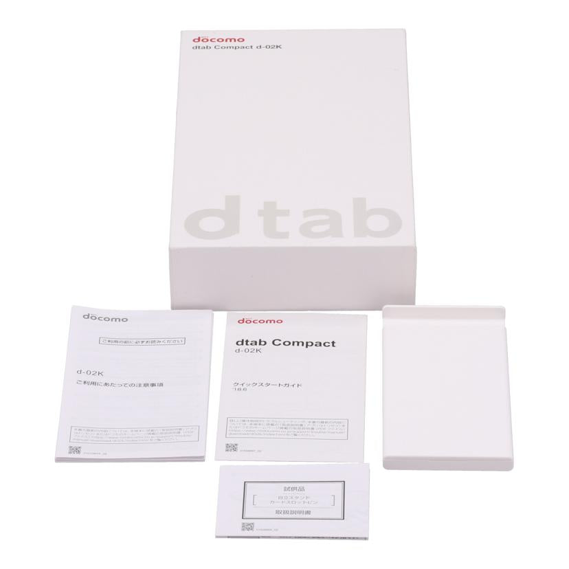 HUAWEI　docomo ファーウェイ　/タブレット／dtab　Compact/d-02K//VM76R18A15004426/Bランク/62