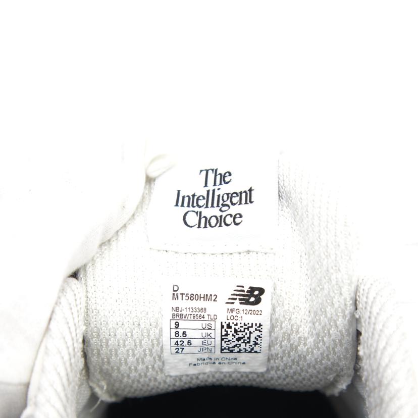 new　balance ニューバランス/コムデギャルソンオム×580／ホワイト/MT580HM2//ｻｲｽﾞ:27cm/Aランク/75