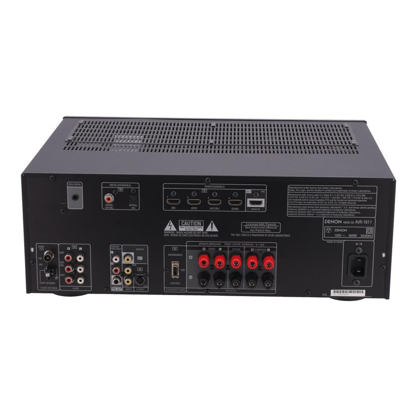 DENON デノン/AVアンプ/AVR-1611//0113303506/Bランク/77