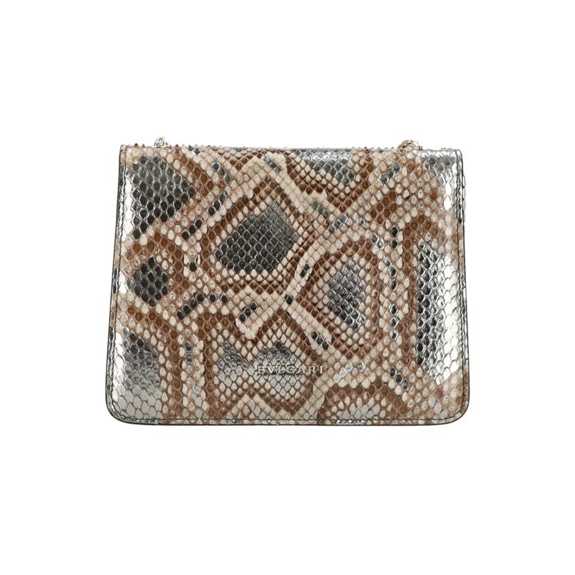 BVLGARI ブルガリ/セルペンティ／フォーエバーパイソンチェーンショルダーバッグ//Aランク/91