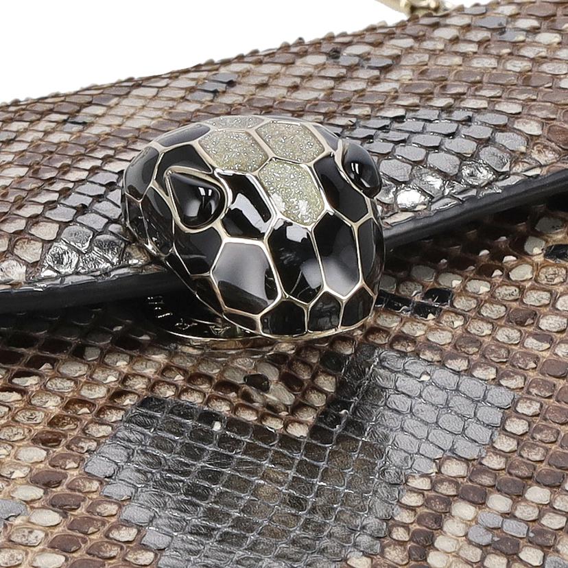 BVLGARI ブルガリ/セルペンティ／フォーエバーパイソンチェーンショルダーバッグ//Aランク/91