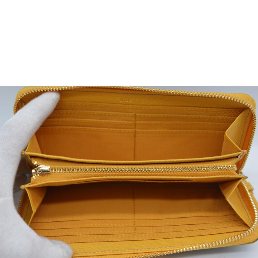 NINA RICCI ニーナリッチ/アトレヌーボーシボレザーラウンドファスナー長財布/085-8004//Sランク/89