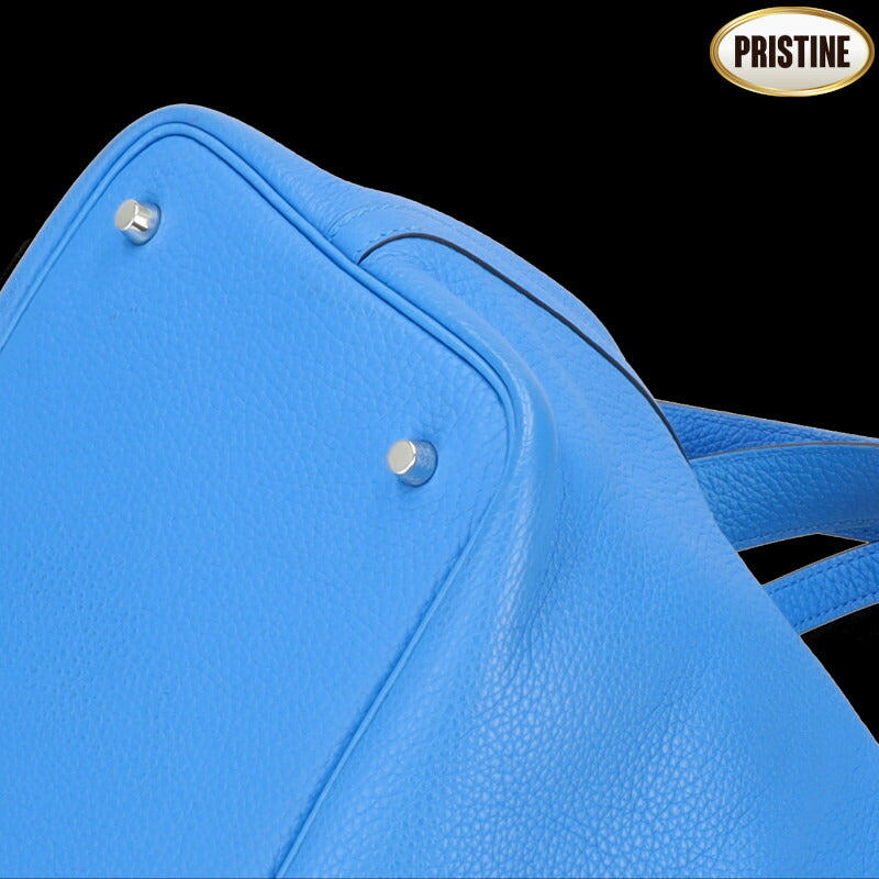 HERMES エルメス/　ピコタンロックMM／トリヨンクレマンス／ブルーフリーダ//Y刻印**********/SAランク/24