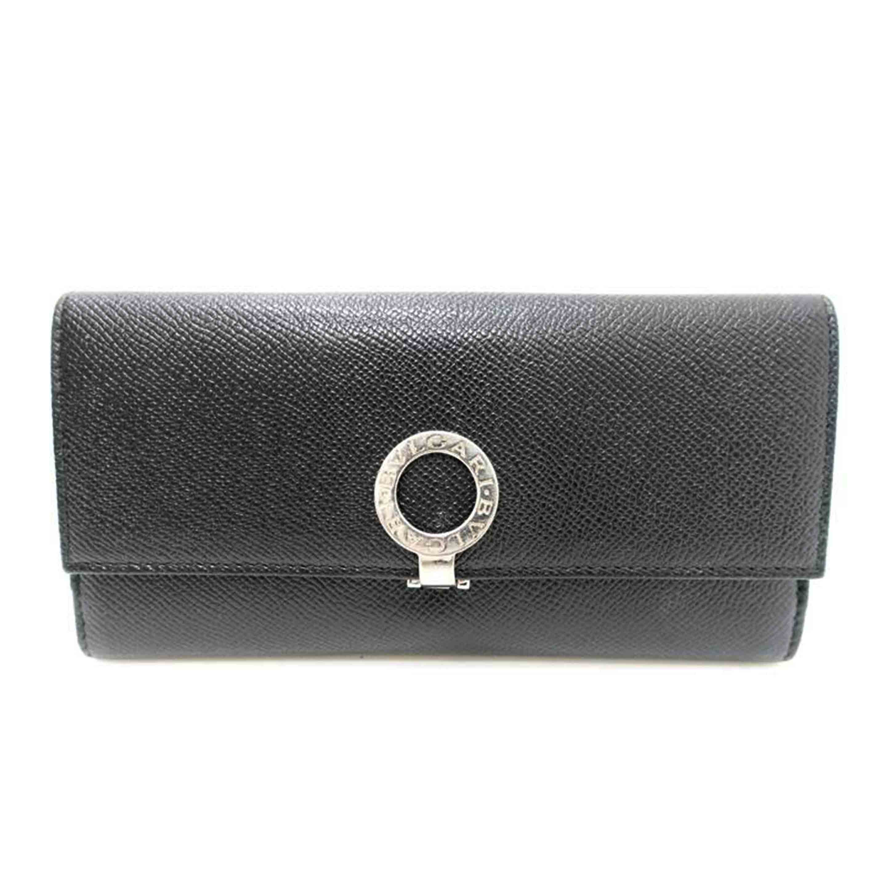 BVLGARI ブルガリ/ロゴクリップ二つ折り財布//295*****/Bランク/88