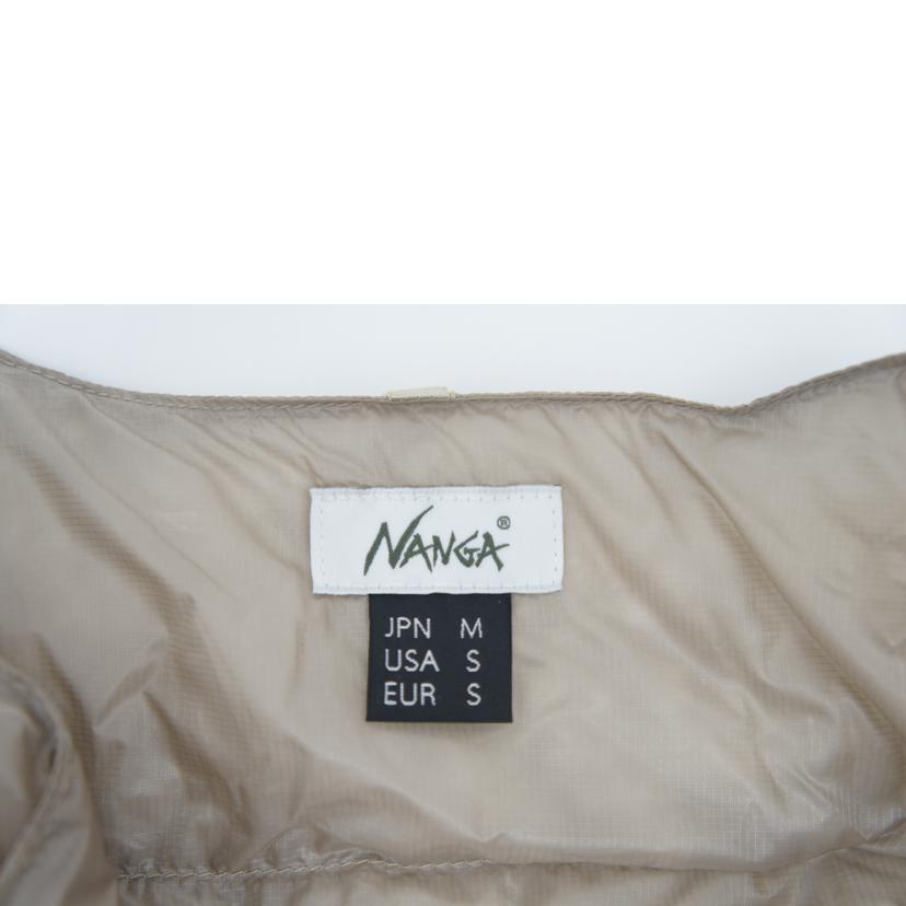 NANGA ナンガ/インナーダウンカーディガン　ベージュ/ND2241-1B312//ABランク/42