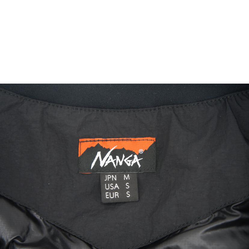 NANGA ナンガ/ノーカラーソフトダウンカーディガン／黒//ABランク/42