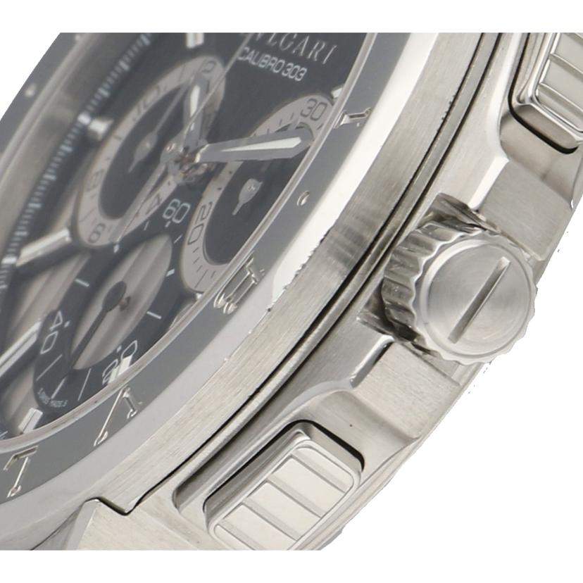 BVLGARI ブルガリ/ディアゴノ／カリブロ303／クロノグラフ　/DG42S//MP0***/Aランク/91