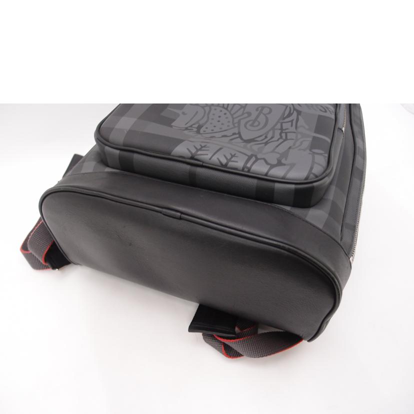 BURBERRY バーバリー/チャコールチェックバッグパック／ブラック/8005530//ABランク/69