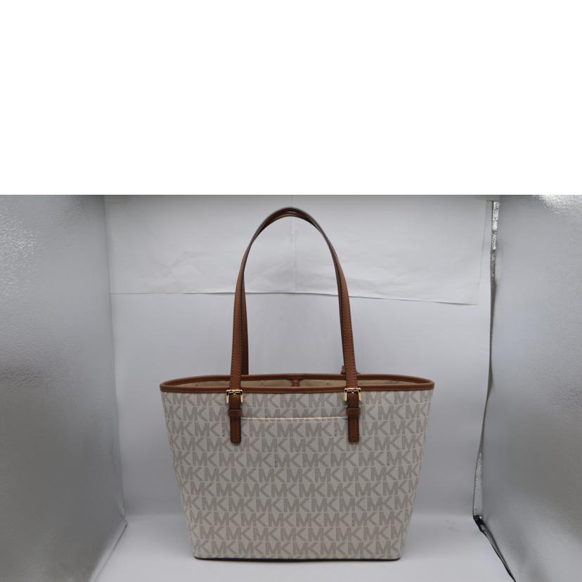 MICHAEL　KORS マイケルコース/ジェットセットMDキャリーレザートート／バニラ/38R4GJ6T8B//Sランク/89
