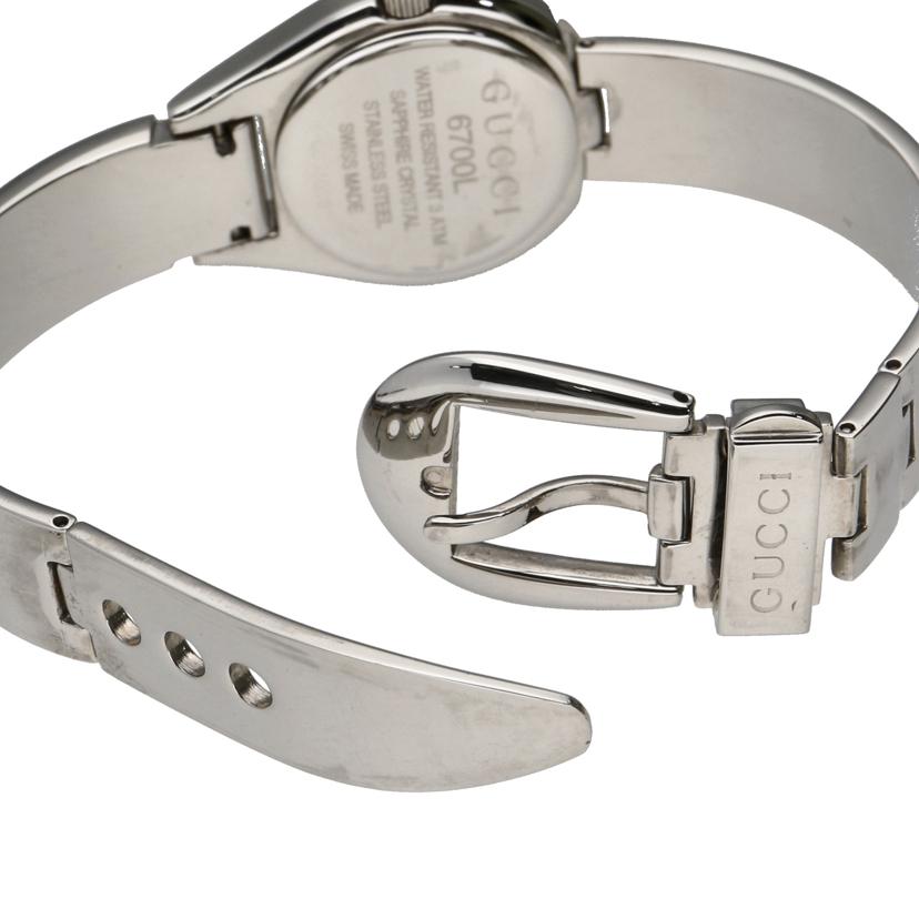 GUCCI グッチ/GUCCI／レディースクォーツ／黒文字盤/6700L//005****/Bランク/75