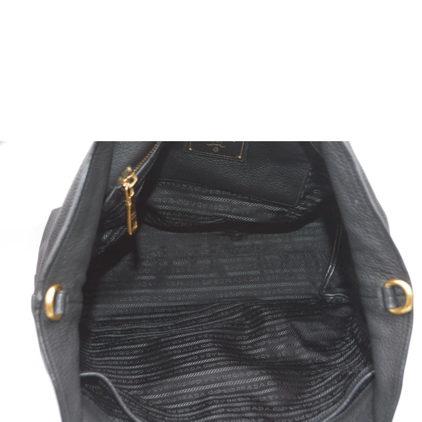 PRADA プラダ/ヴィッテロダイノ2wayレザーハンド/ネロ/BN1713//158/Bランク/89
