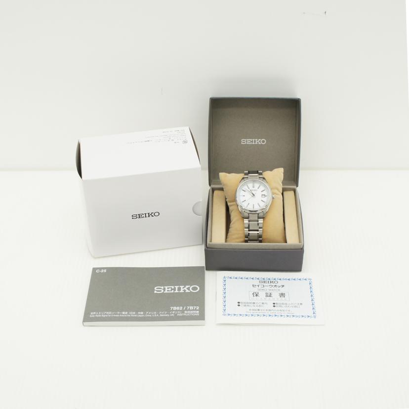 SEIKO SEIKO/セイコーセレクション／メンズ／電波ソーラー/SBTM337//330***/Bランク/62