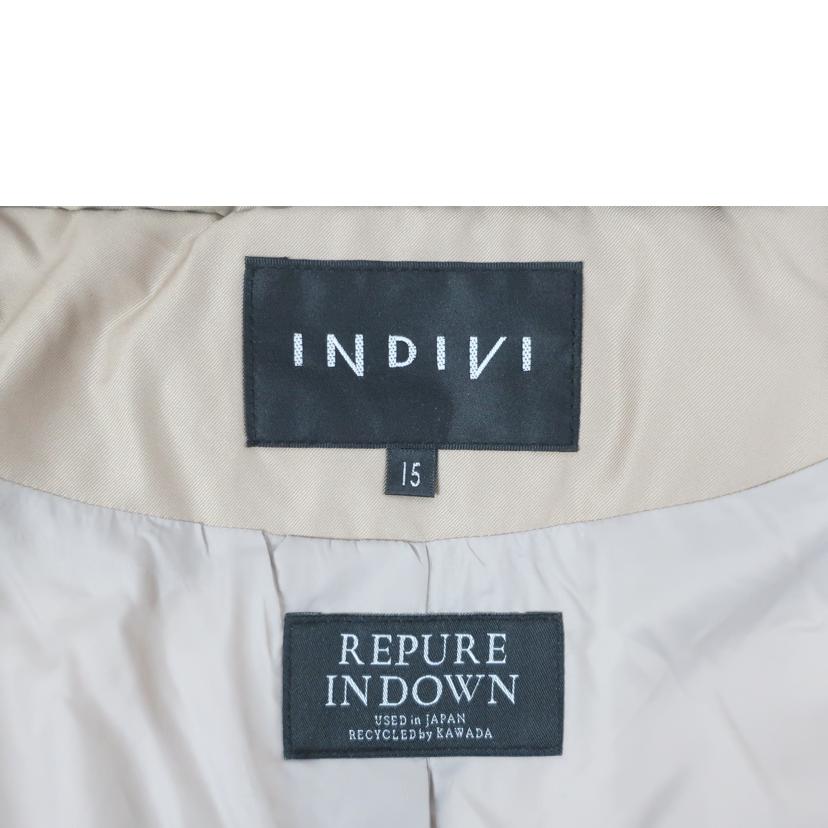 INDIVI インディヴィ/ショートリサイクルダウンコート サイズ15 キャメルブラウン/127-91022//SAランク/65