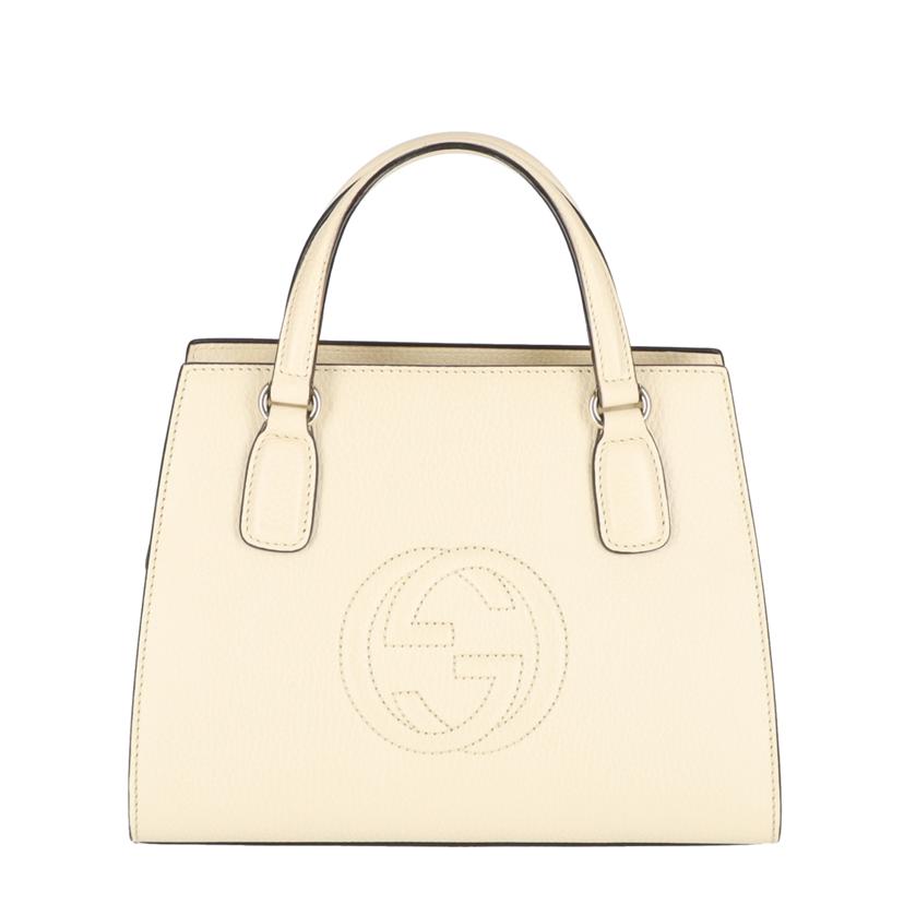 GUCCI グッチ/SOHOインターロッキングG　2wayバッグ/607722//001***/Aランク/09