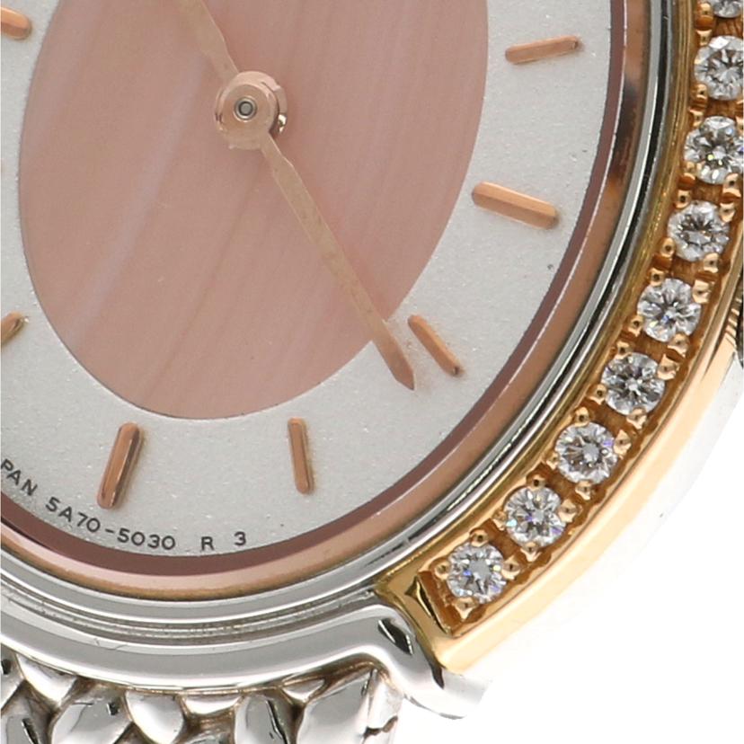 SEIKO セイコ-/クレド-ル/シグノ/ダイヤベゼル/アナログウォッチ/クォ-ツ/GSWE986/5A70-3000//920***/Aランク/18