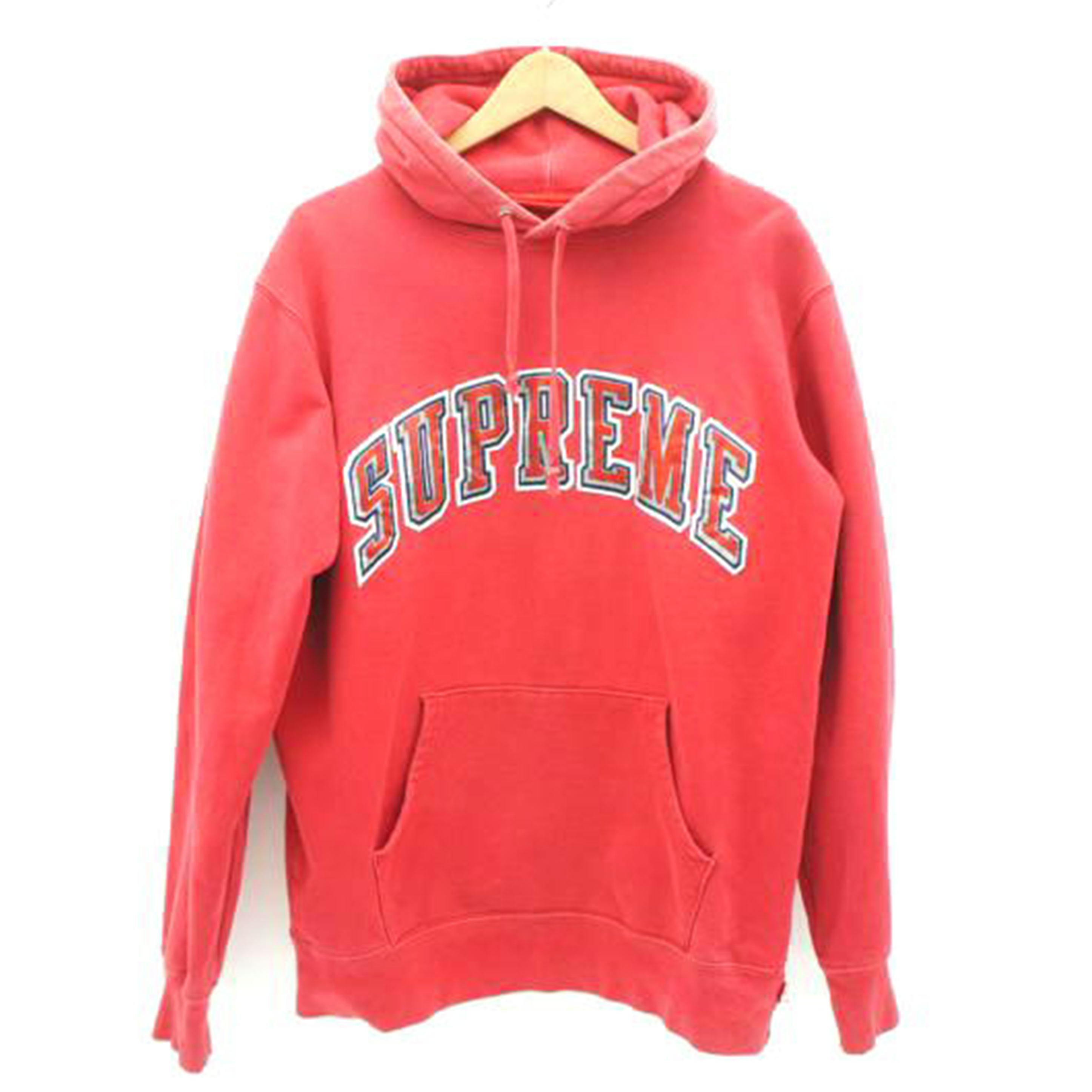 Supreme/　アーチロゴパーカー　レッド　//Bランク/20