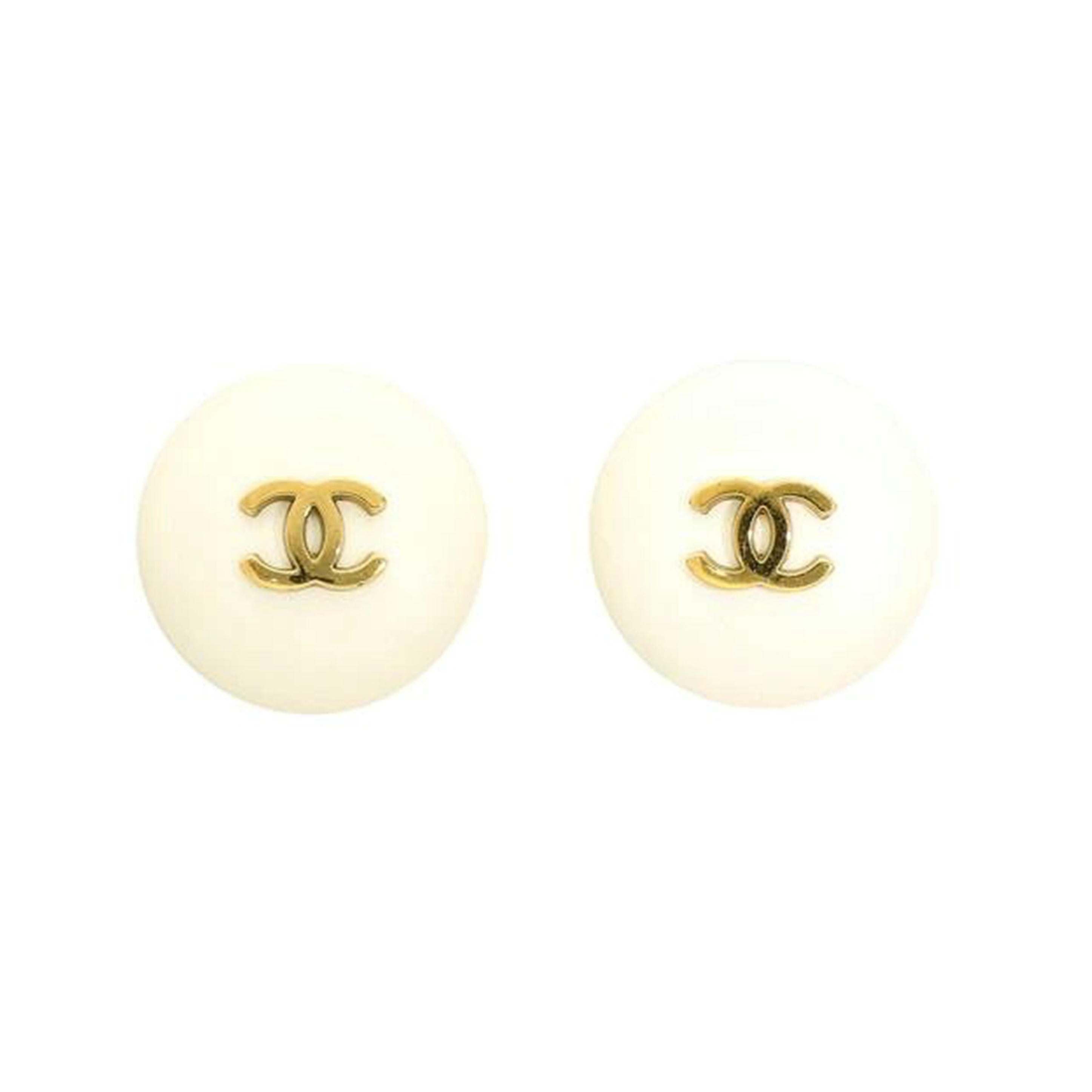 CHANEL シャネル/ヴィンテージ/ココマークボタン型イヤリング//95C/Aランク/24
