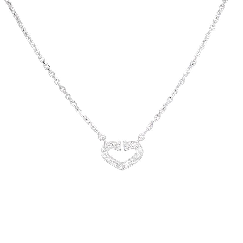 Cartier カルティエ/750／Cハートダイヤネックレス//AV3869/Aランク/91