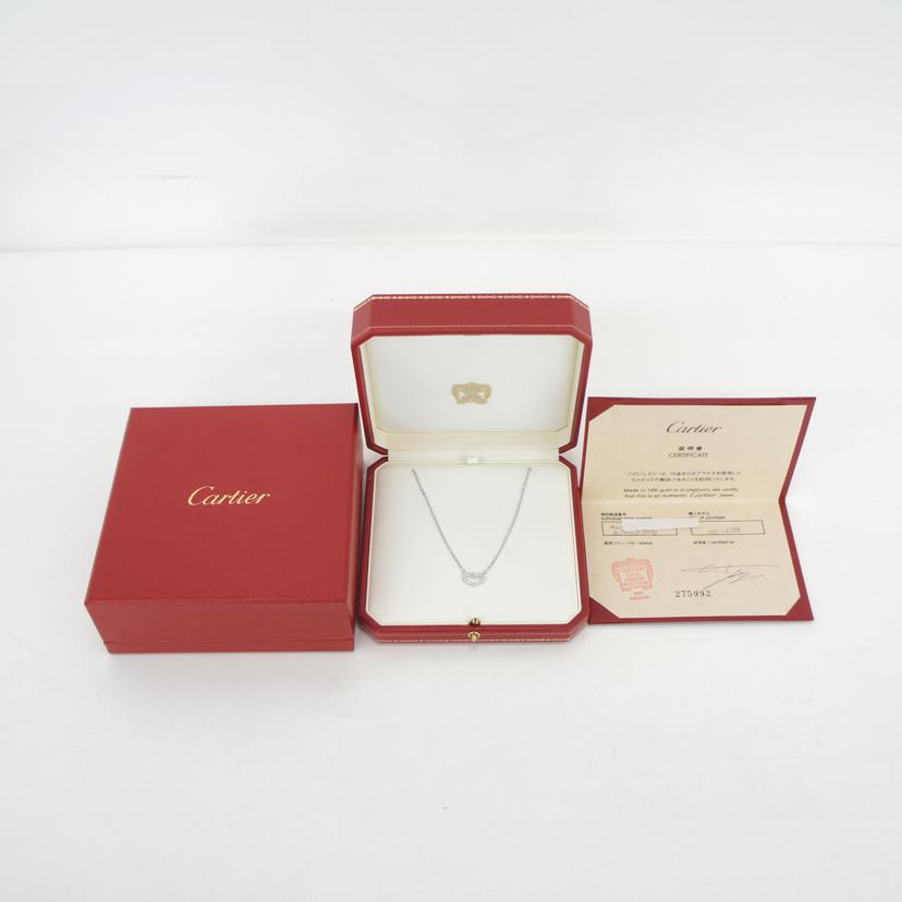 Cartier カルティエ/750／Cハートダイヤネックレス//AV3869/Aランク/91