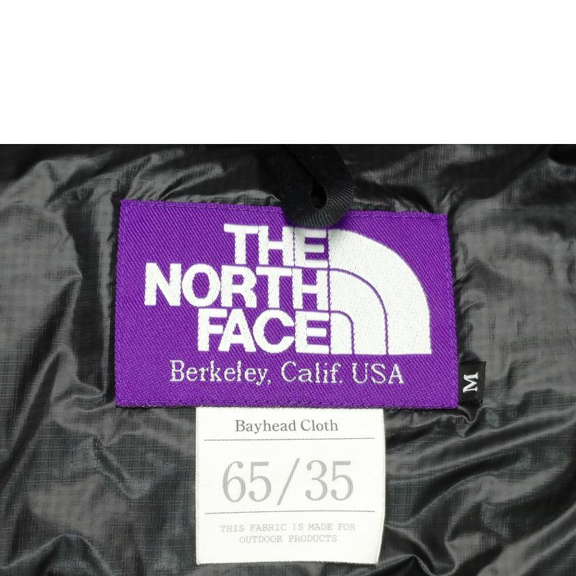 THE　NORTH　FACE ザ　ノースフェイス/THE　NORTH　FACE　パープルレーベル　ダウンベスト/ND2550N//Bランク/52