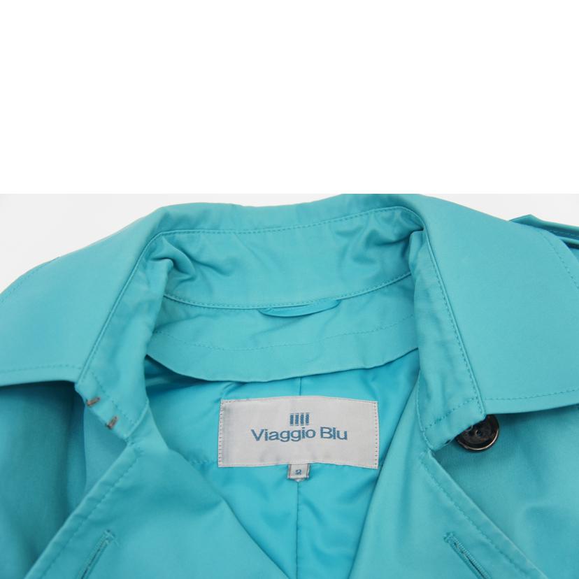 ビアッジョブルー　水色　トレンチ　ほぼ新品 Viaggio Blu ビアッジョブルー/レディースファッション｜WonderREX