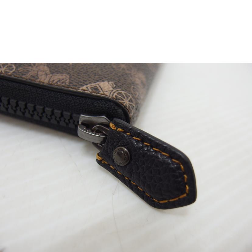 COACH コーチ/ホース柄ラウンドファスナー2つ折り財布/89586//L19**/ABランク/88