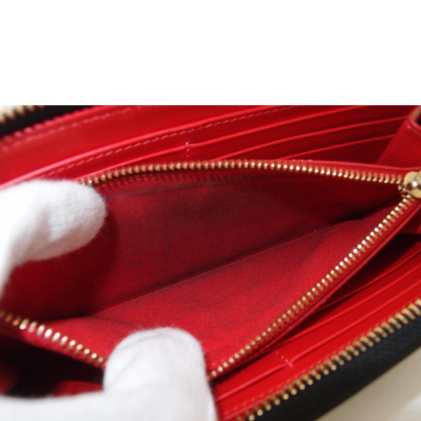 C．Louboutin クリスチャンルブタン/パネトーネラウンドファスナー長財布／ブラック/1185059//ABランク/69