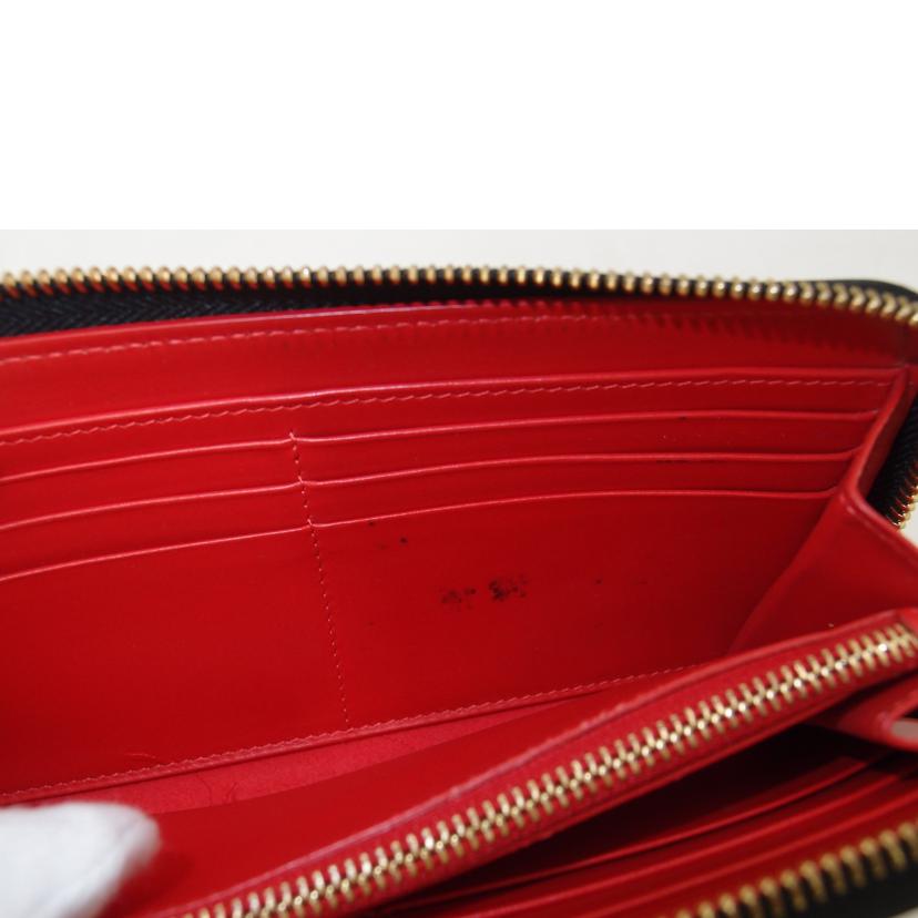 C．Louboutin クリスチャンルブタン/パネトーネラウンドファスナー長財布／ブラック/1185059//ABランク/69